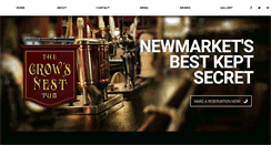 Desktop Screenshot of crowsnestnewmarket.com