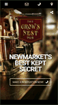 Mobile Screenshot of crowsnestnewmarket.com